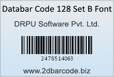 Databar Code 128 Set B Font